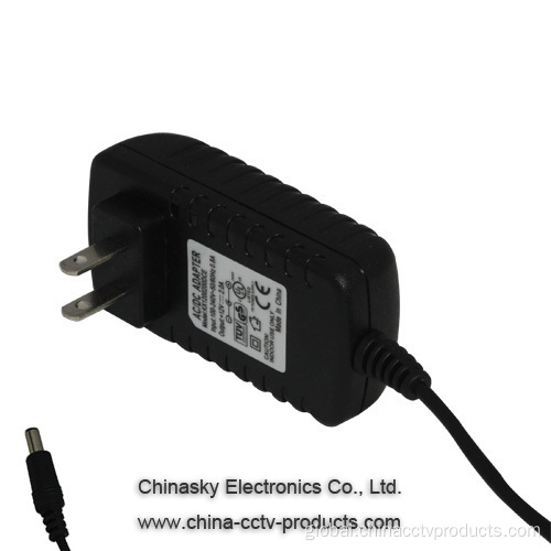 CCTV Power Adapter CCTV Power Adapter 12VDC 2000mA US plug S1220U Manufactory